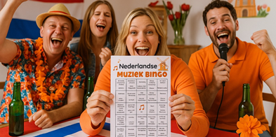 Muziek bingo Muziek bingo ik hou van holland
