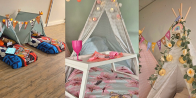 droomfeestjes-tipi-slaapfeestje-partyverhuur-verkoop.jpg Tipi slaapfeestjes aan huis voor een warm en gezellig kinderfeestje met thema’s