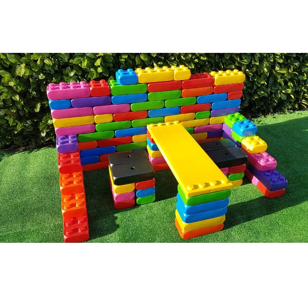 vaardigheid heerlijkheid Ontvangst LEGOblokken XXL huren, grote lego blokken | bouwstenen 106 Stuks!